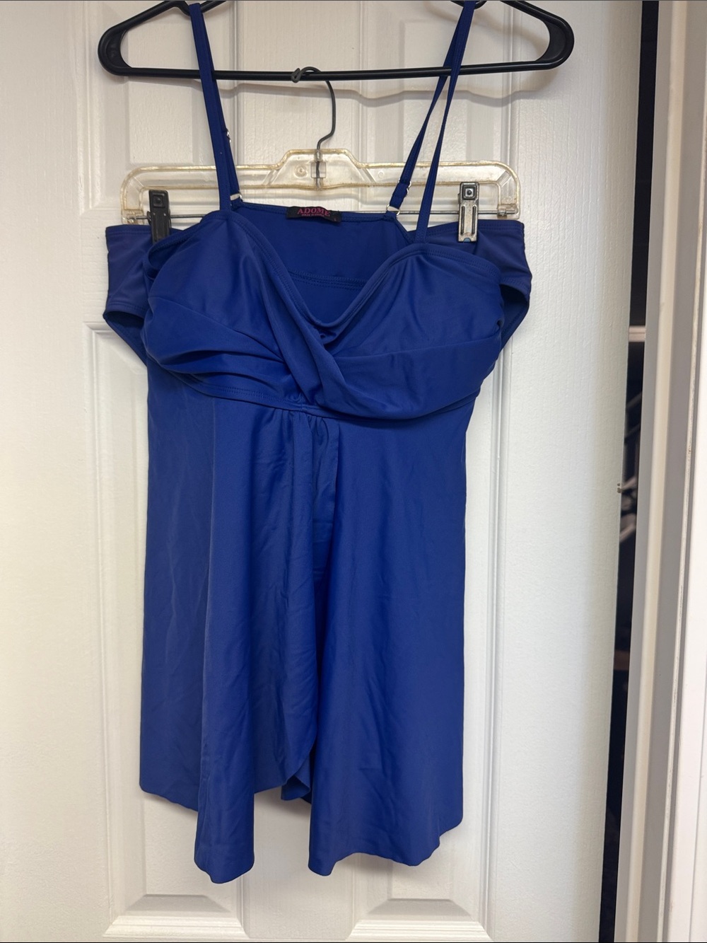 Ambernoon11 navy blue Women’s 2 piece Swimsuit worn once Large